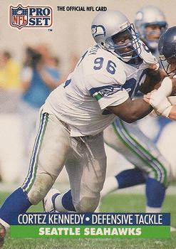 Cortez Kennedy Seattle Seahawks 1991 Pro set NFL #302